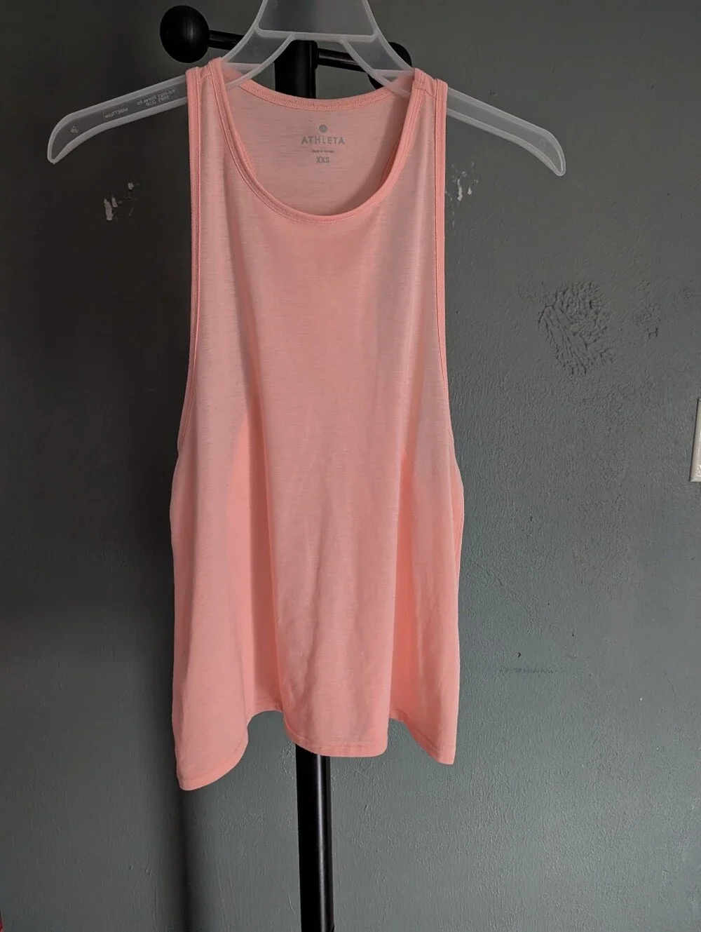 Athleta Soft Orange Scoop Neck Tank